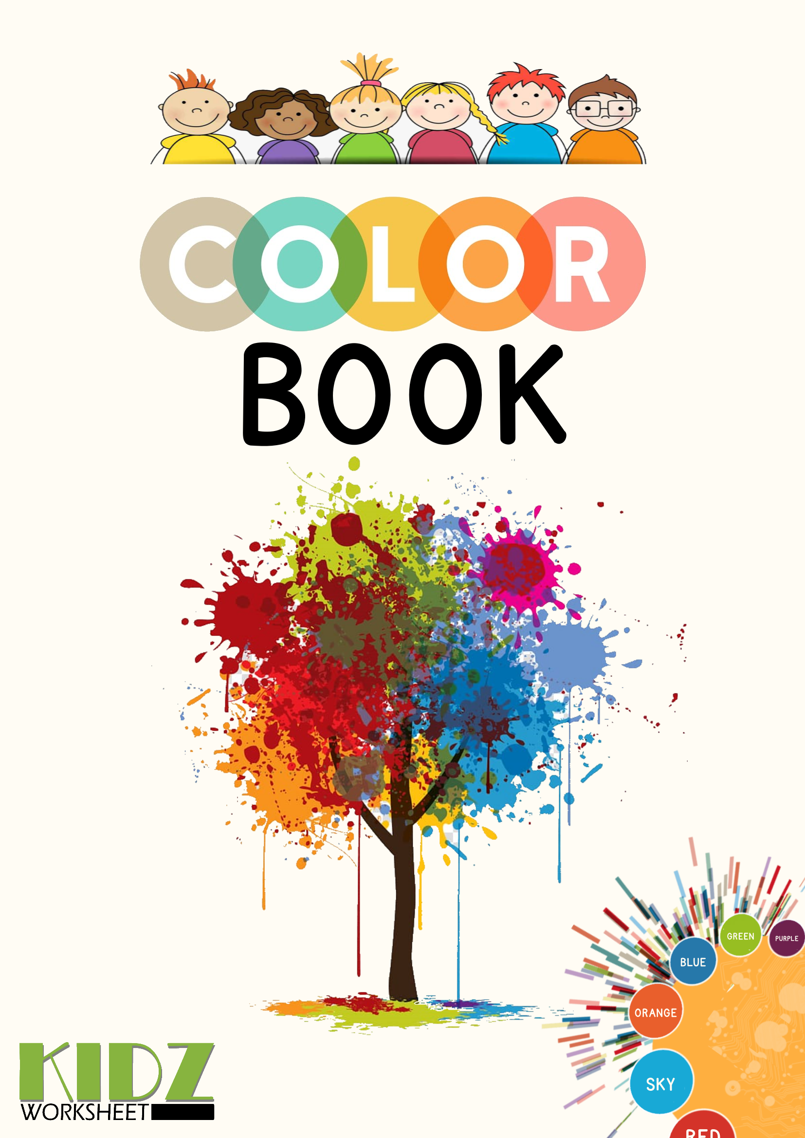 Color Book, for kindergarteners and grade 1