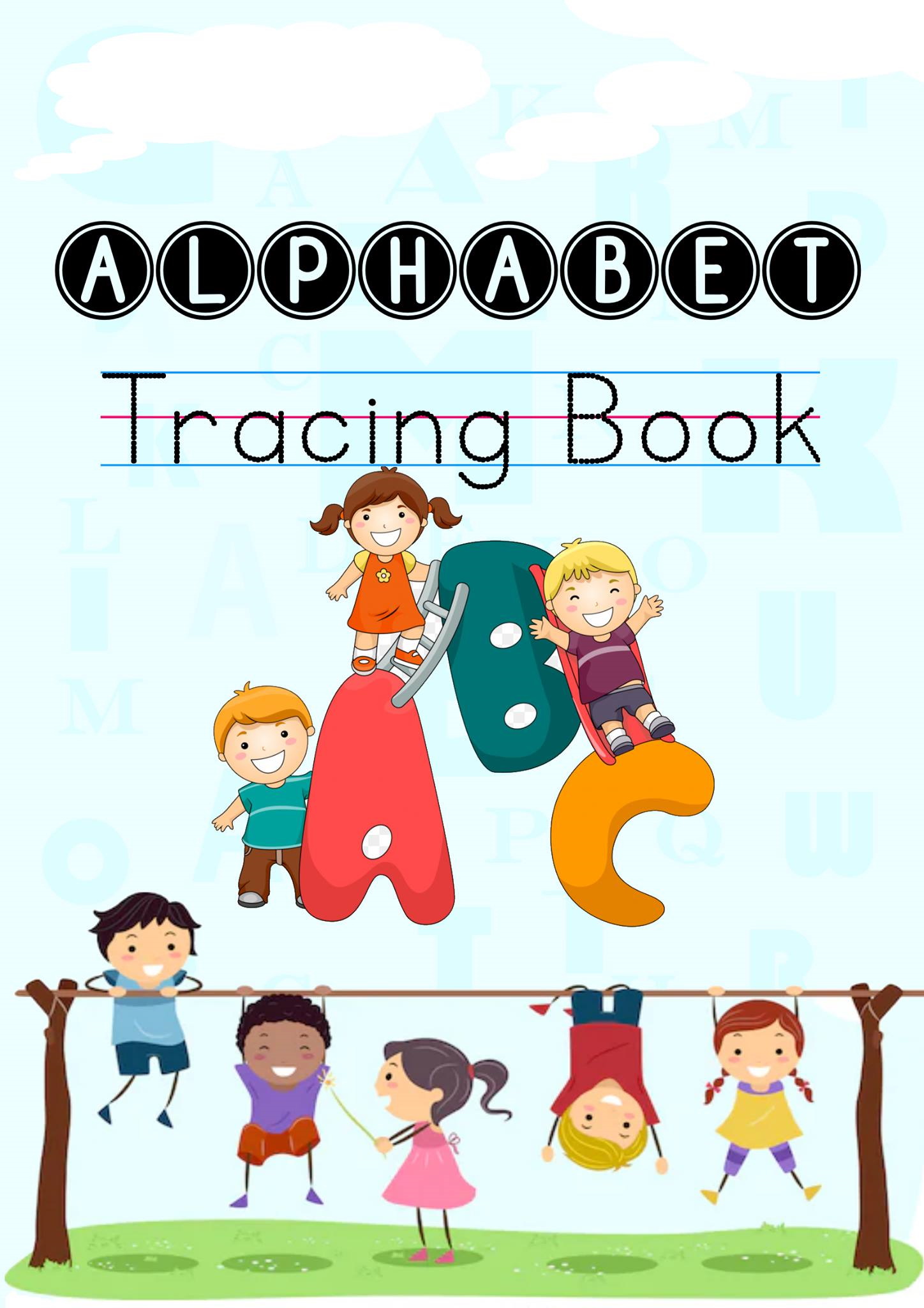 Alphabet Tracing Worksheet (Capital and Small Letters) For kindergarten