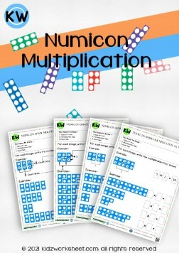 Numicon Multiplication Worksheet