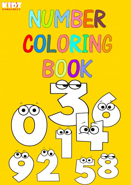 Number Coloring Book (1 to 10)