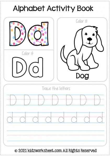 Alphabet Activity Book | preschoolers to grade 1